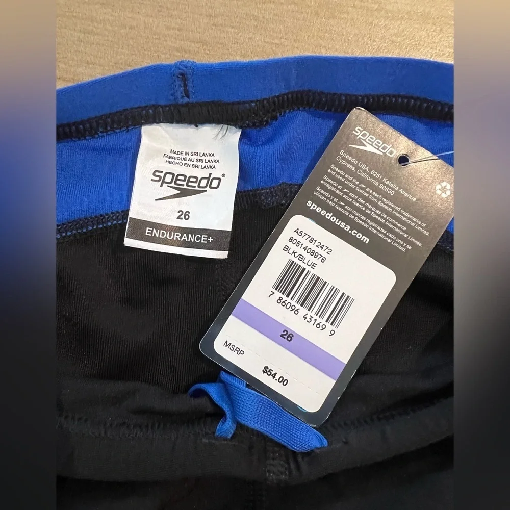 SPEEDO Men’s Launch Splice Endurance + Jammer Swimsuit Size 26